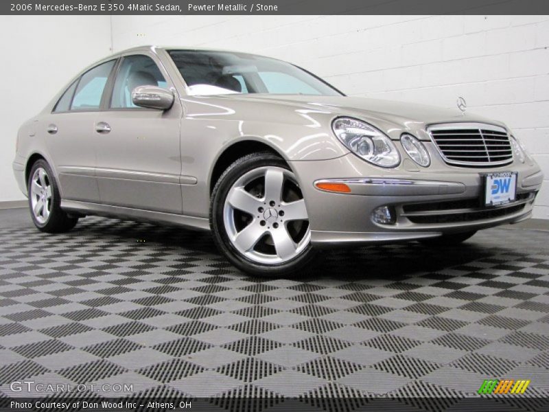 Pewter Metallic / Stone 2006 Mercedes-Benz E 350 4Matic Sedan
