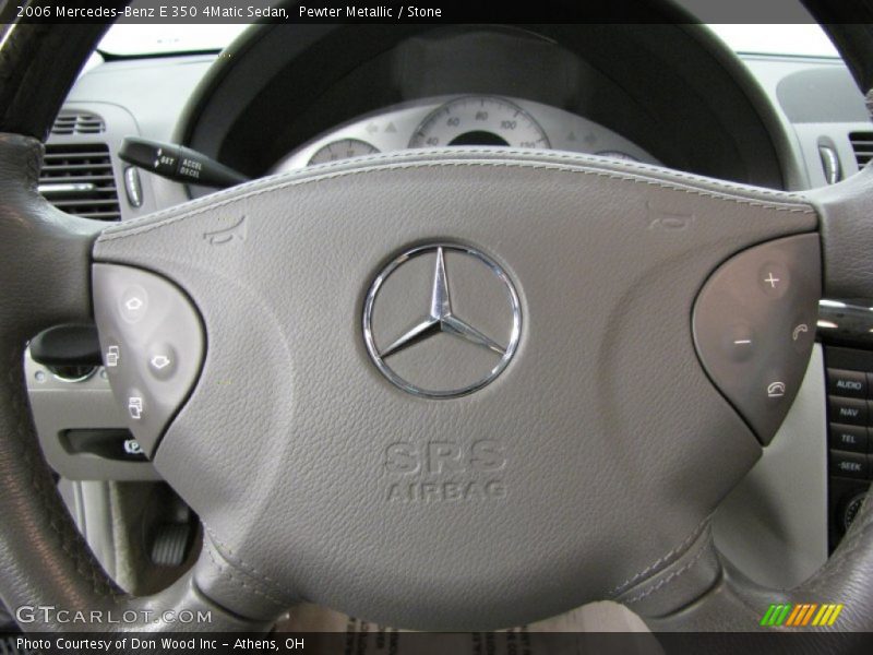 Pewter Metallic / Stone 2006 Mercedes-Benz E 350 4Matic Sedan