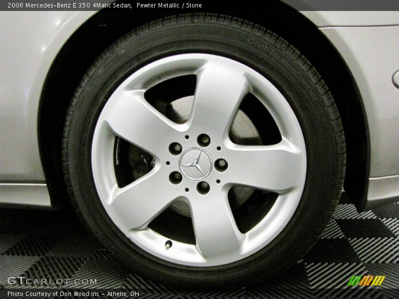 Pewter Metallic / Stone 2006 Mercedes-Benz E 350 4Matic Sedan