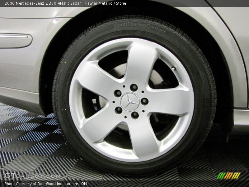 Pewter Metallic / Stone 2006 Mercedes-Benz E 350 4Matic Sedan