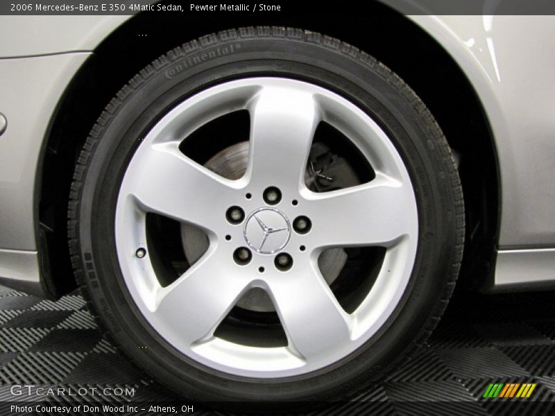 Pewter Metallic / Stone 2006 Mercedes-Benz E 350 4Matic Sedan
