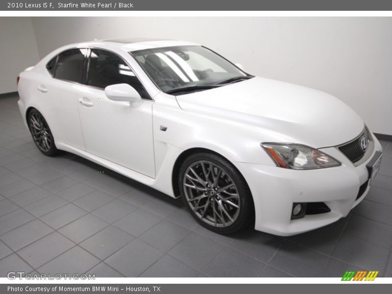 Starfire White Pearl / Black 2010 Lexus IS F