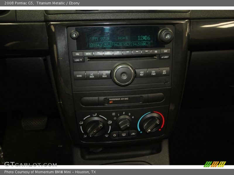 Titanium Metallic / Ebony 2008 Pontiac G5