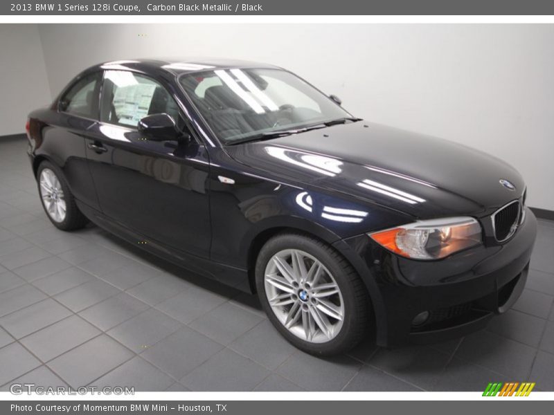 Carbon Black Metallic / Black 2013 BMW 1 Series 128i Coupe