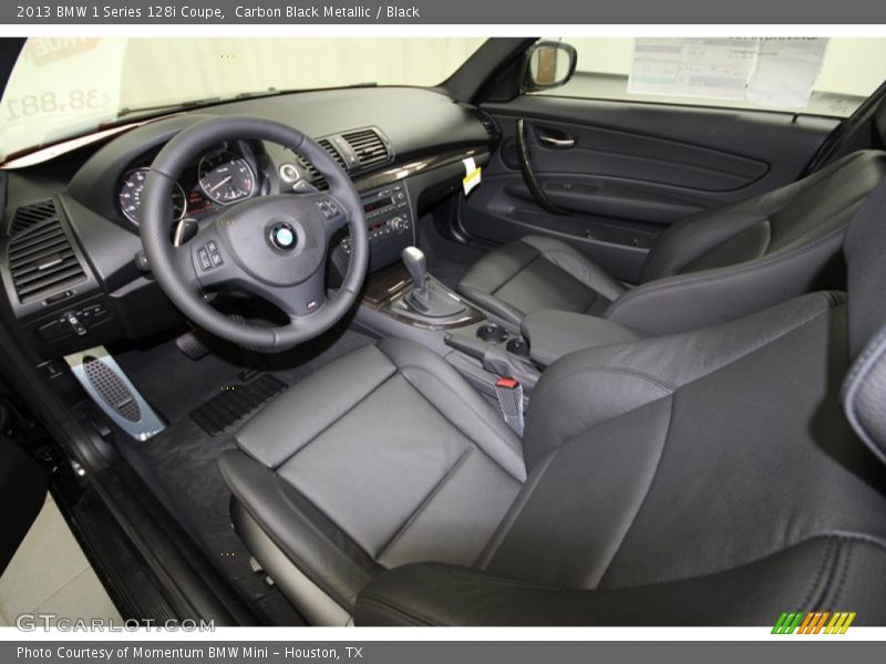 Black Interior - 2013 1 Series 128i Coupe 