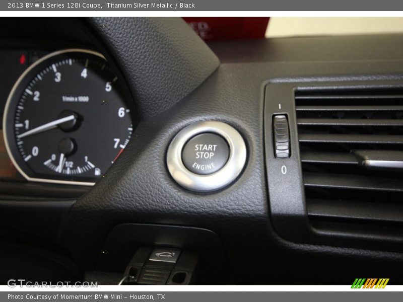 Titanium Silver Metallic / Black 2013 BMW 1 Series 128i Coupe