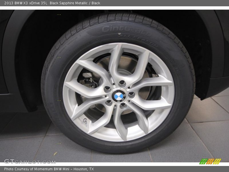 Black Sapphire Metallic / Black 2013 BMW X3 xDrive 35i