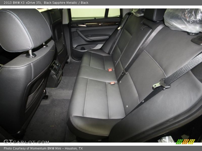 Black Sapphire Metallic / Black 2013 BMW X3 xDrive 35i