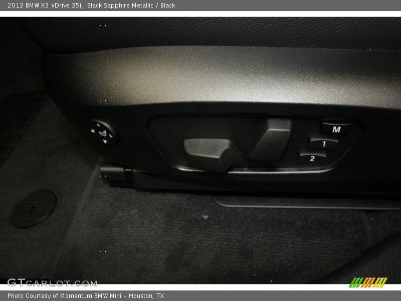 Black Sapphire Metallic / Black 2013 BMW X3 xDrive 35i