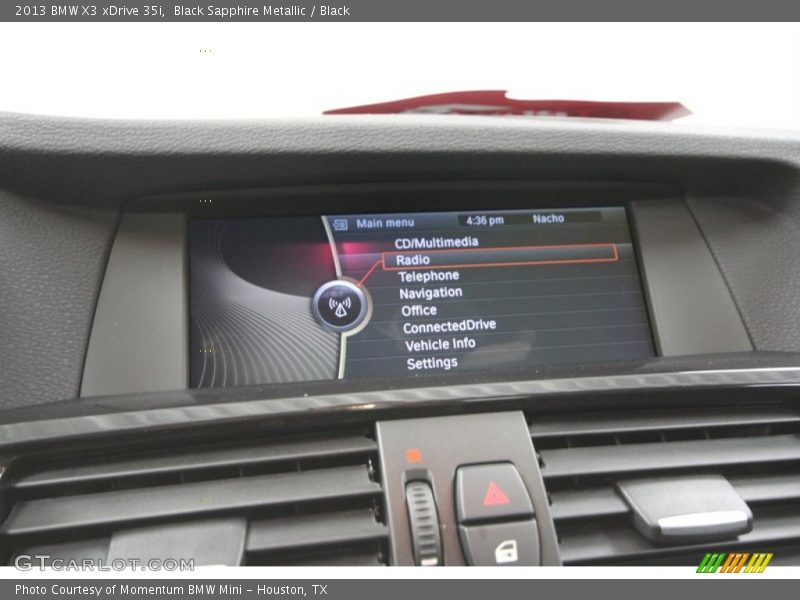 Black Sapphire Metallic / Black 2013 BMW X3 xDrive 35i