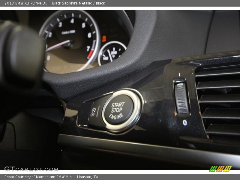 Black Sapphire Metallic / Black 2013 BMW X3 xDrive 35i