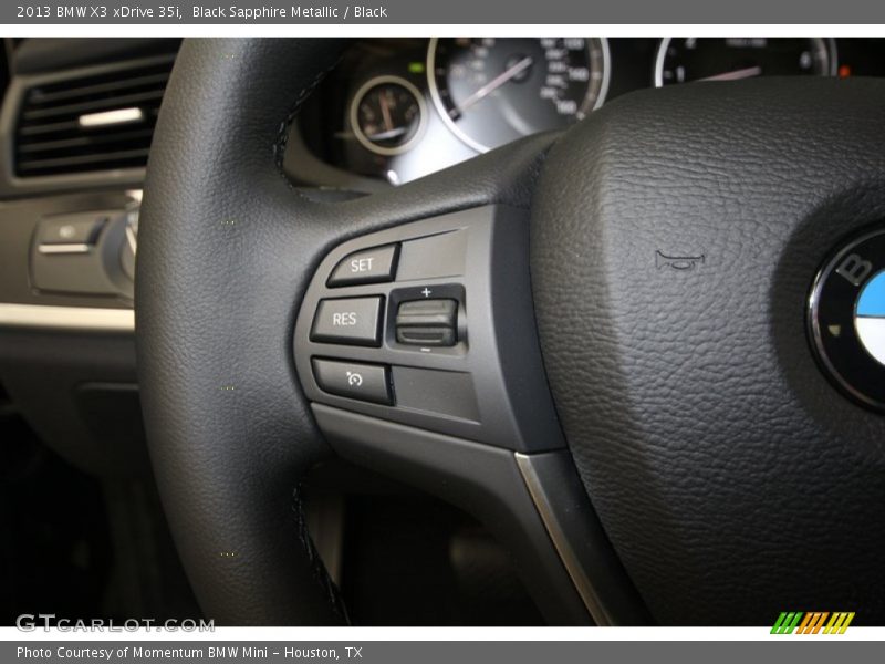 Black Sapphire Metallic / Black 2013 BMW X3 xDrive 35i