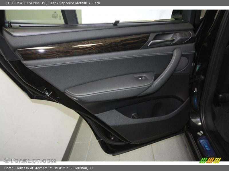 Black Sapphire Metallic / Black 2013 BMW X3 xDrive 35i