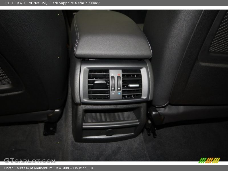 Black Sapphire Metallic / Black 2013 BMW X3 xDrive 35i
