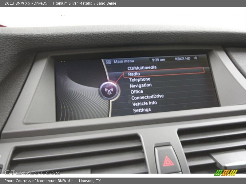 Titanium Silver Metallic / Sand Beige 2013 BMW X6 xDrive35i