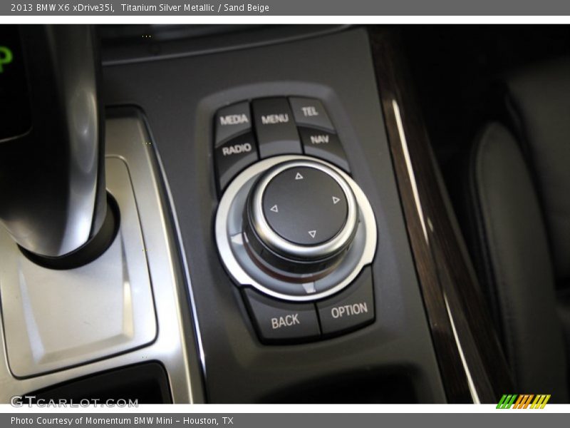 Titanium Silver Metallic / Sand Beige 2013 BMW X6 xDrive35i