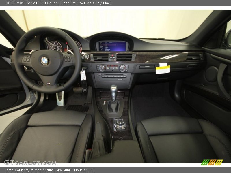 Titanium Silver Metallic / Black 2013 BMW 3 Series 335i Coupe