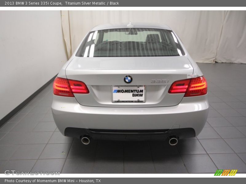 Titanium Silver Metallic / Black 2013 BMW 3 Series 335i Coupe