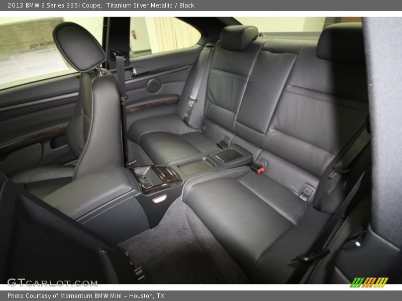 Titanium Silver Metallic / Black 2013 BMW 3 Series 335i Coupe