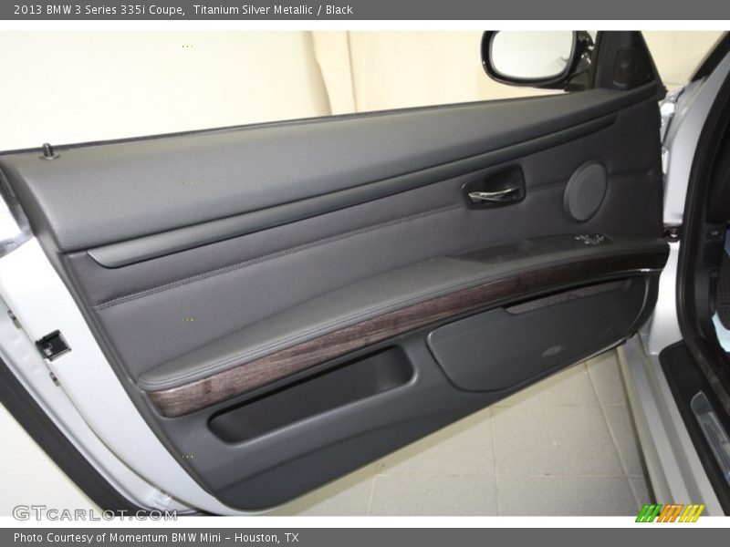 Titanium Silver Metallic / Black 2013 BMW 3 Series 335i Coupe