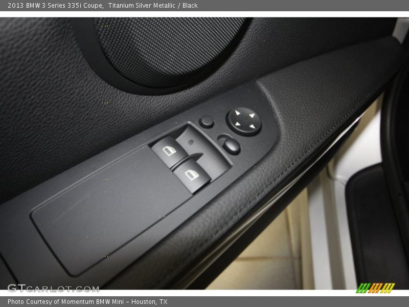 Titanium Silver Metallic / Black 2013 BMW 3 Series 335i Coupe