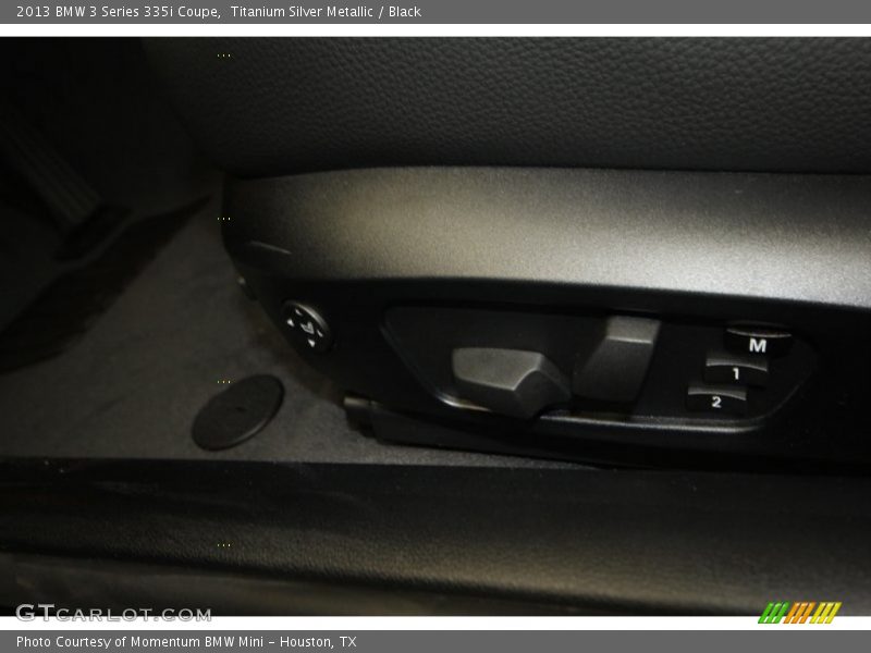 Titanium Silver Metallic / Black 2013 BMW 3 Series 335i Coupe
