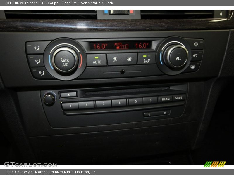 Titanium Silver Metallic / Black 2013 BMW 3 Series 335i Coupe