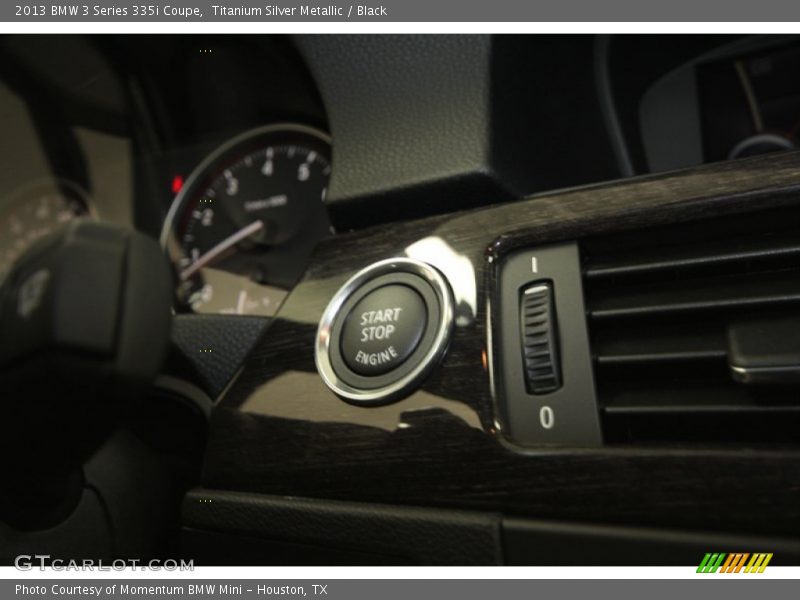 Titanium Silver Metallic / Black 2013 BMW 3 Series 335i Coupe