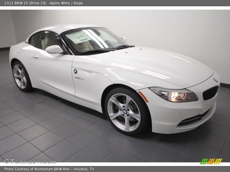 Front 3/4 View of 2013 Z4 sDrive 28i