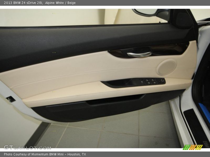 Alpine White / Beige 2013 BMW Z4 sDrive 28i