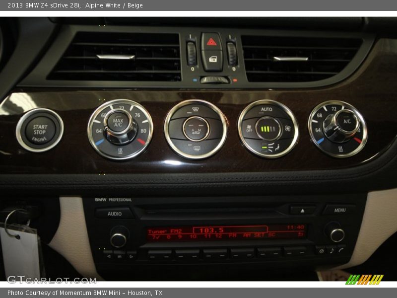 Controls of 2013 Z4 sDrive 28i