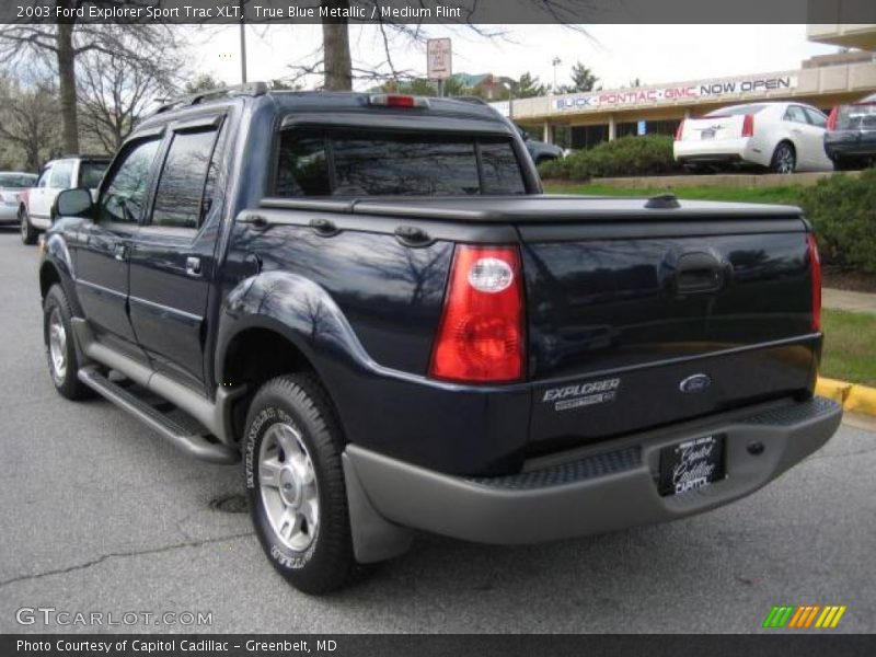 True Blue Metallic / Medium Flint 2003 Ford Explorer Sport Trac XLT