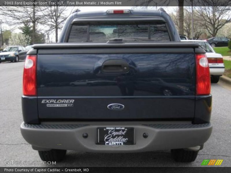 True Blue Metallic / Medium Flint 2003 Ford Explorer Sport Trac XLT
