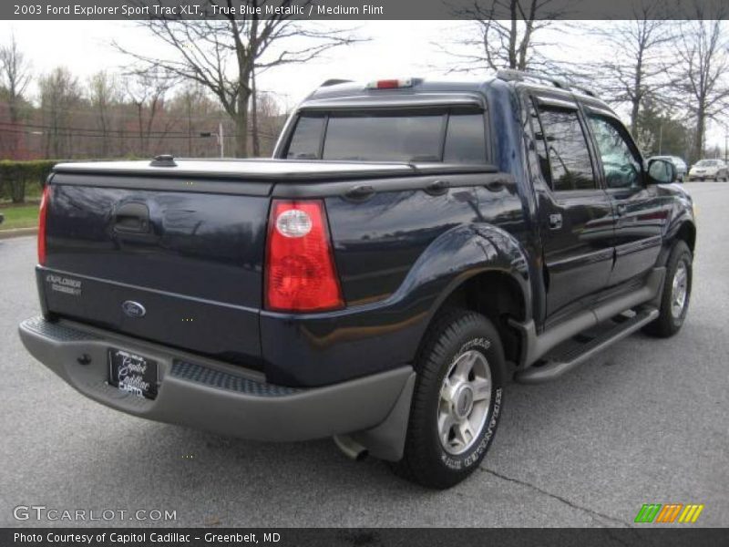 True Blue Metallic / Medium Flint 2003 Ford Explorer Sport Trac XLT