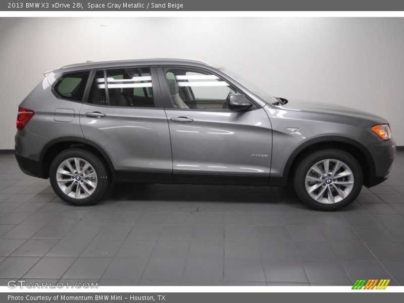 Space Gray Metallic / Sand Beige 2013 BMW X3 xDrive 28i