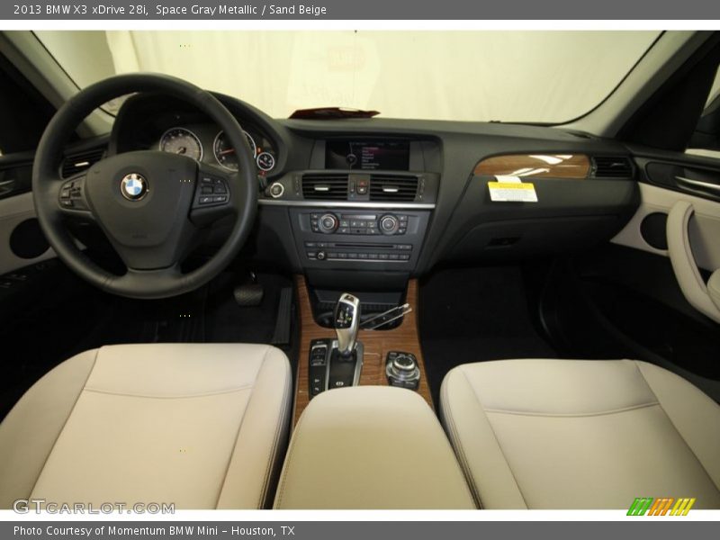 Space Gray Metallic / Sand Beige 2013 BMW X3 xDrive 28i