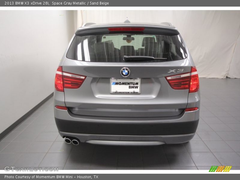 Space Gray Metallic / Sand Beige 2013 BMW X3 xDrive 28i