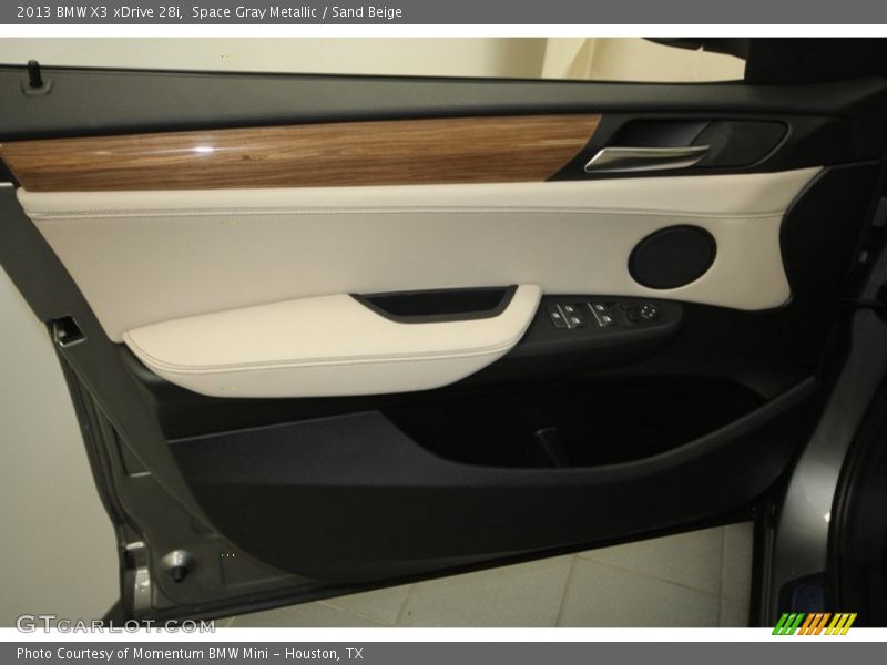 Space Gray Metallic / Sand Beige 2013 BMW X3 xDrive 28i