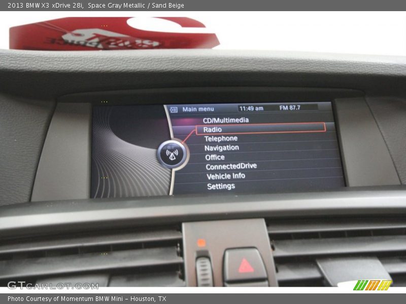 Space Gray Metallic / Sand Beige 2013 BMW X3 xDrive 28i