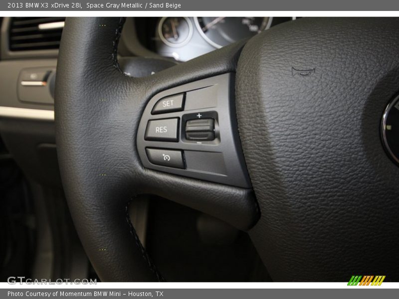 Space Gray Metallic / Sand Beige 2013 BMW X3 xDrive 28i
