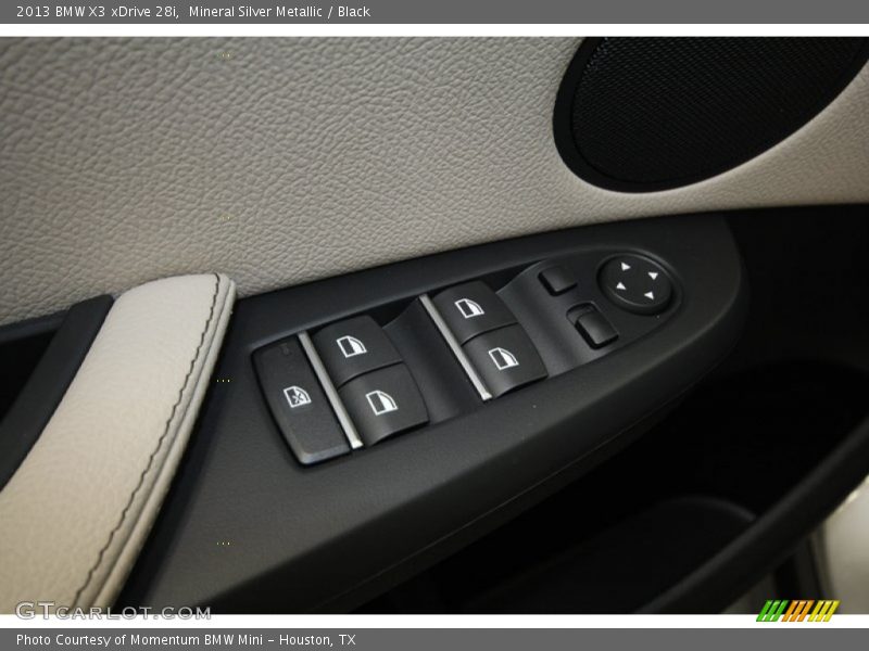 Mineral Silver Metallic / Black 2013 BMW X3 xDrive 28i