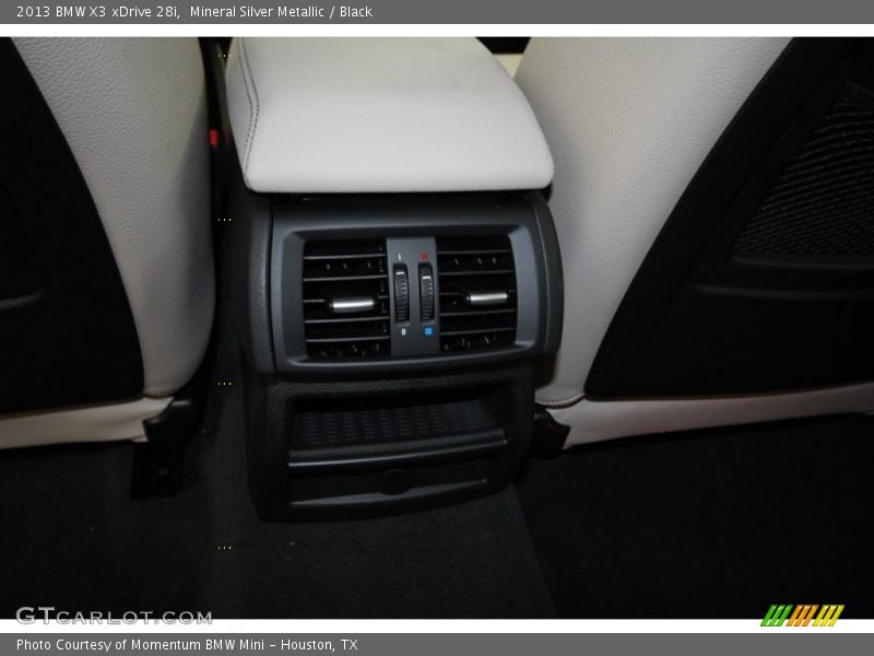 Mineral Silver Metallic / Black 2013 BMW X3 xDrive 28i