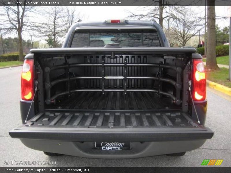 True Blue Metallic / Medium Flint 2003 Ford Explorer Sport Trac XLT