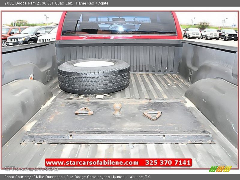 Flame Red / Agate 2001 Dodge Ram 2500 SLT Quad Cab