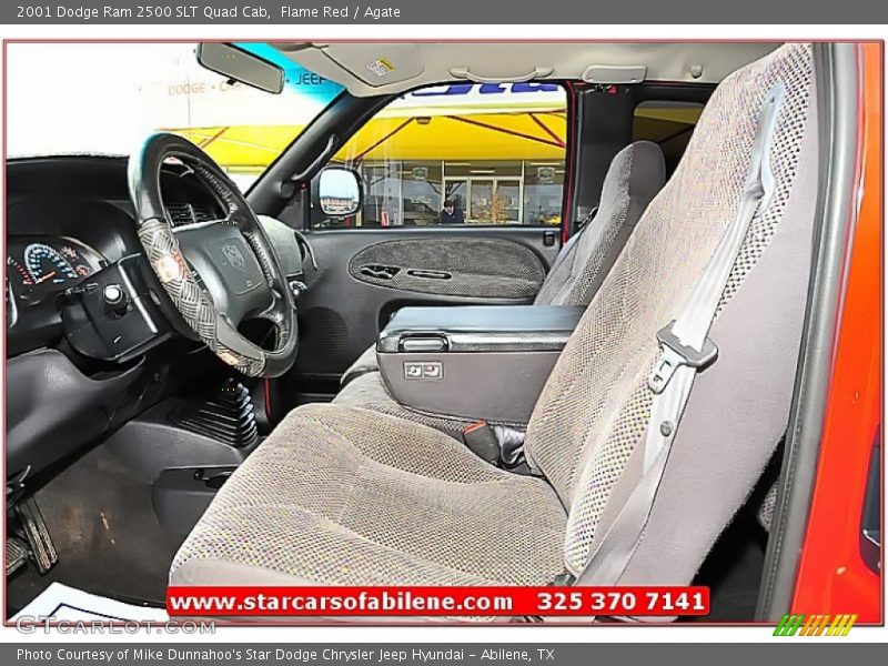 Flame Red / Agate 2001 Dodge Ram 2500 SLT Quad Cab