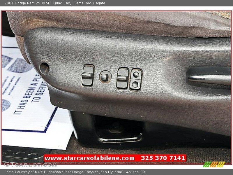 Flame Red / Agate 2001 Dodge Ram 2500 SLT Quad Cab
