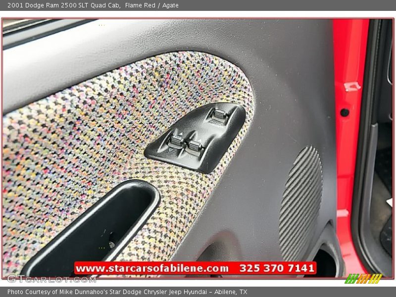 Flame Red / Agate 2001 Dodge Ram 2500 SLT Quad Cab