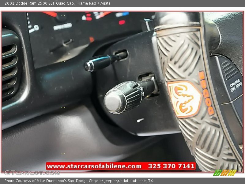 Flame Red / Agate 2001 Dodge Ram 2500 SLT Quad Cab
