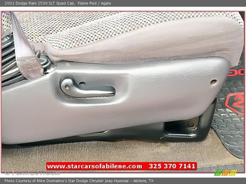 Flame Red / Agate 2001 Dodge Ram 2500 SLT Quad Cab