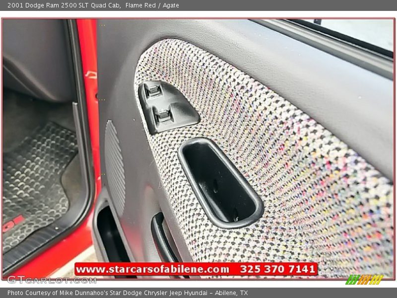 Flame Red / Agate 2001 Dodge Ram 2500 SLT Quad Cab
